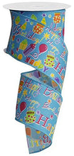Load image into Gallery viewer, 2.5" HAPPY BIRTHDAY Ribbon (10 Yards)