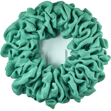 Load image into Gallery viewer, Blue Grey Plain Burlap Wreath Already Made
