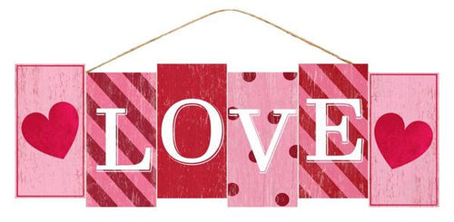 Love Block Wooden Sign - 14 Inches x 4.75 Inches