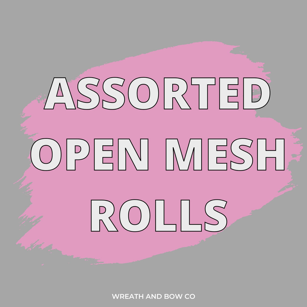 Assorted Box of Open Mesh Rolls