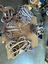 Load image into Gallery viewer, Box #22 of 10"-14" Vine  Monogram Letters (40 Assorted Pieces)

