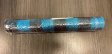 Load image into Gallery viewer, 21" Deco Poly Mesh Ribbon : Blue Black Stripe (30 Feet)
