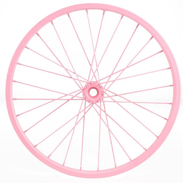 Decorative Bike Rim : Pink - 16.5 Inches Diameter