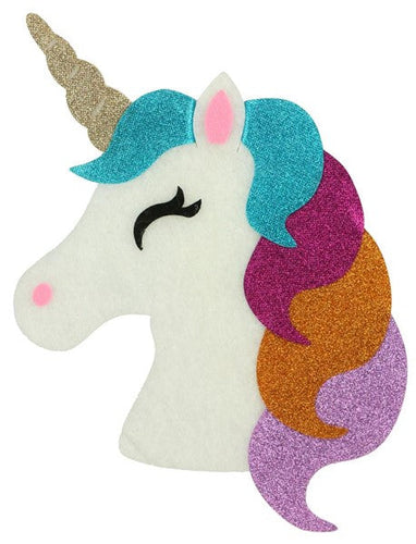 Foam Felt Unicorn Sparkle Sign : - 13 Inches x 9.75 Inches