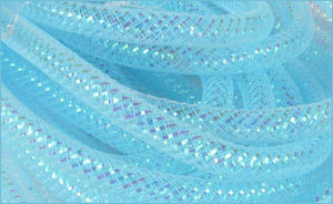 Deco Jute Flex Tubing : Turquoise Blue - 8mm x 30 Yards (90 Feet)