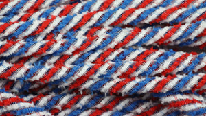 Snowdraft Deco Flex Tubing : Red White Blue - 8mm x 20 Yards (60 Feet)