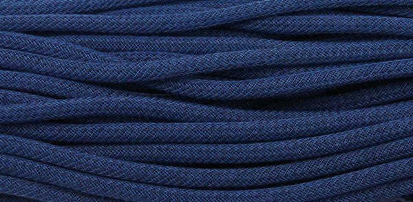 Faux Jute Flex Tubing : Navy Blue - 8mm x 30 Yards (90 Feet)