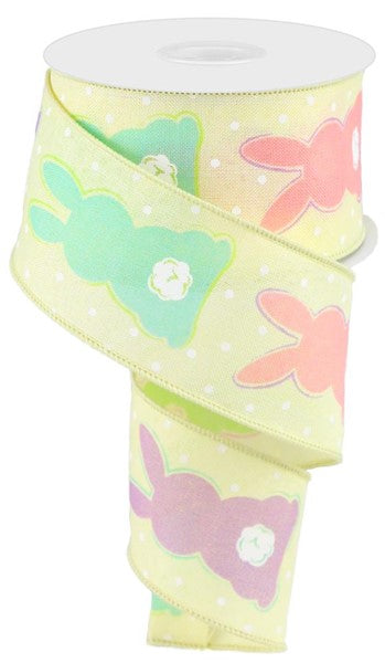 Bunny Bottoms Royal Ribbon : Yellow (2.5 Inches x 10 Yards (30 Feet)