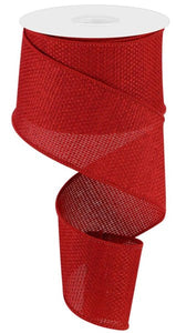 Solid Wired Ribbon : Cranberry Red - 2.5 Inches x 10 Yards (30 Feet)