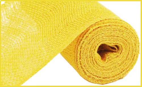 Loose Weave Colorfast Burlap : Yellow - 6 Inches x 10 Yards (30 Feet)