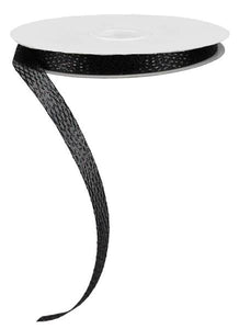 Iridescent Corsage Ribbon : Black - 0.5 Inches x 30 Yards (90 Feet)