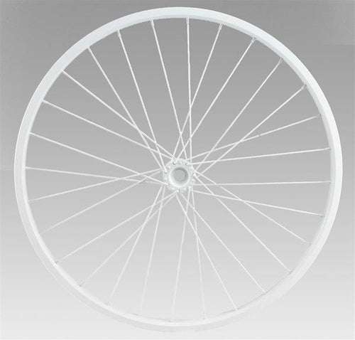 Decorative Bike Rim : White - 16.5 Inches Diameter