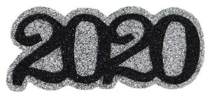 2020" Glitter EVA Foam for Graduation Homecoming Decor and Mums (4.75 Inches)