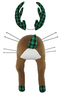 Two Piece Deer Butt Kit Sign: Green Black Brown - 27 Inches Tall x 13 Inches Wide