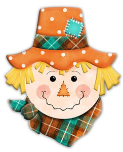 12"H x 10"L Embossed Scarecrow