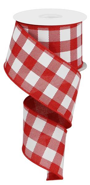 red white check - 2.5 Inches x 50 Yards (150 Feet)