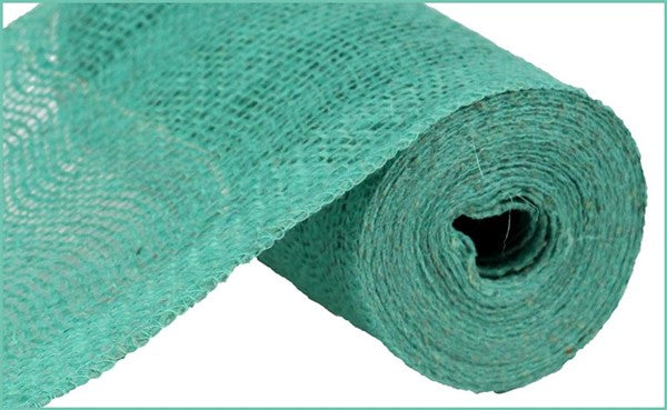 Loose Weave Colorfast Burlap : Turquoise Blue - 6 Inches x 10 Yards (30 Feet)
