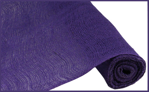 Loose Weave Colorfast Burlap : Purple - 18 Inches x 10 Yards (30 Feet)