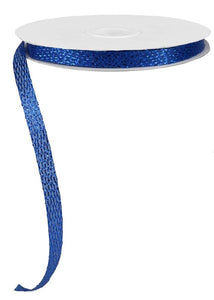 Iridescent Corsage Ribbon : Royal Blue - 0.5 Inches x 30 Yards (90 Feet)